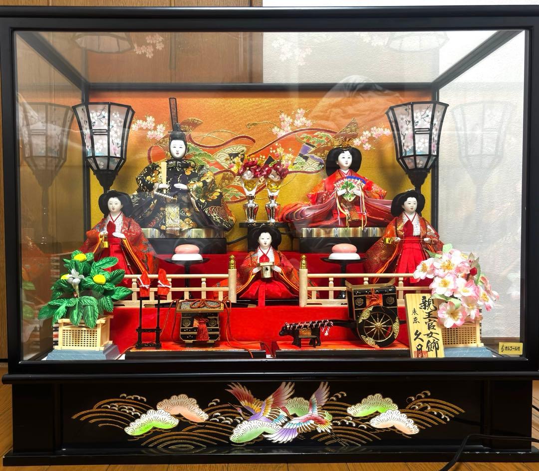 値下げ‼️東京久月　ひな祭り ひな人形　オルゴール付き