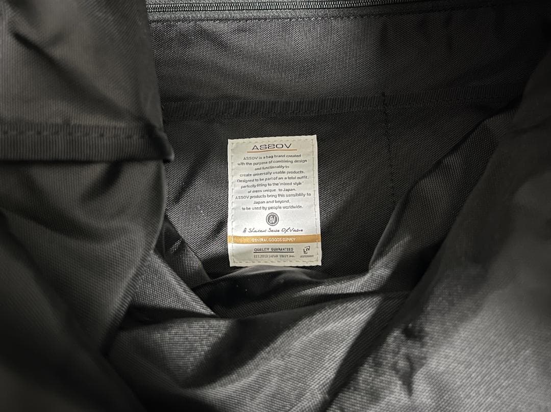 AS2OV アッソブ Cordura Dobby 305D メッセンジャーバッグ