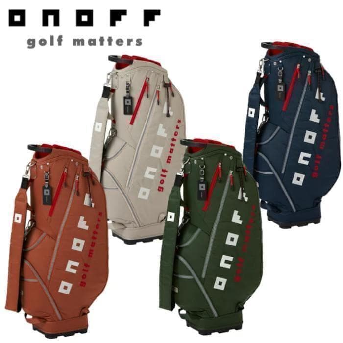 新品 ONOFF オノフ キャディバッグ OB3624 テラコッタ（ブラウン）
