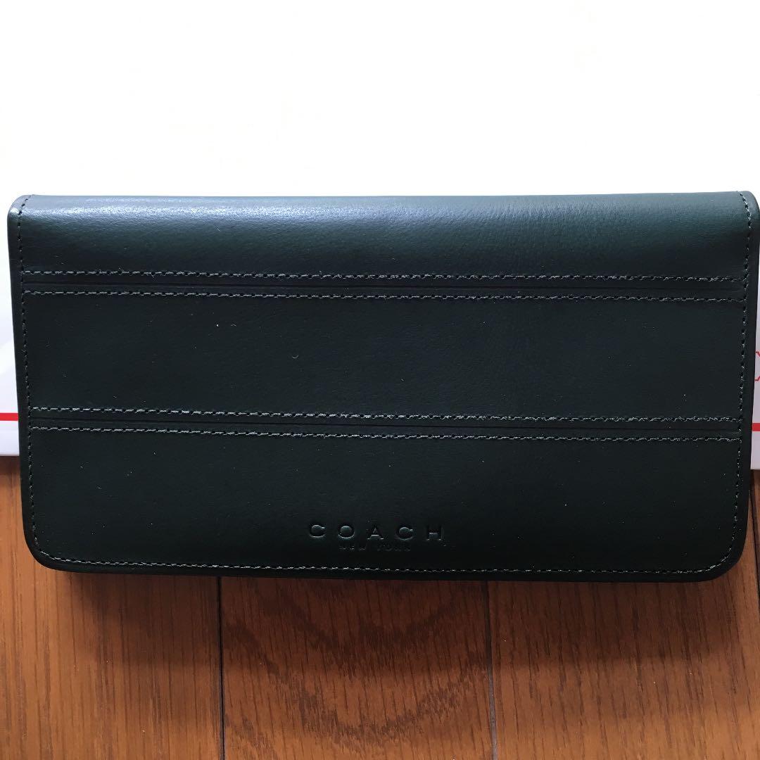 新品！Coach 長財布　グリーン
