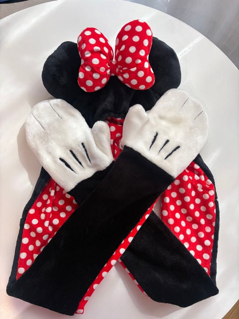 【東京ディズニーリゾート】ミニーマフラーファンキャップ