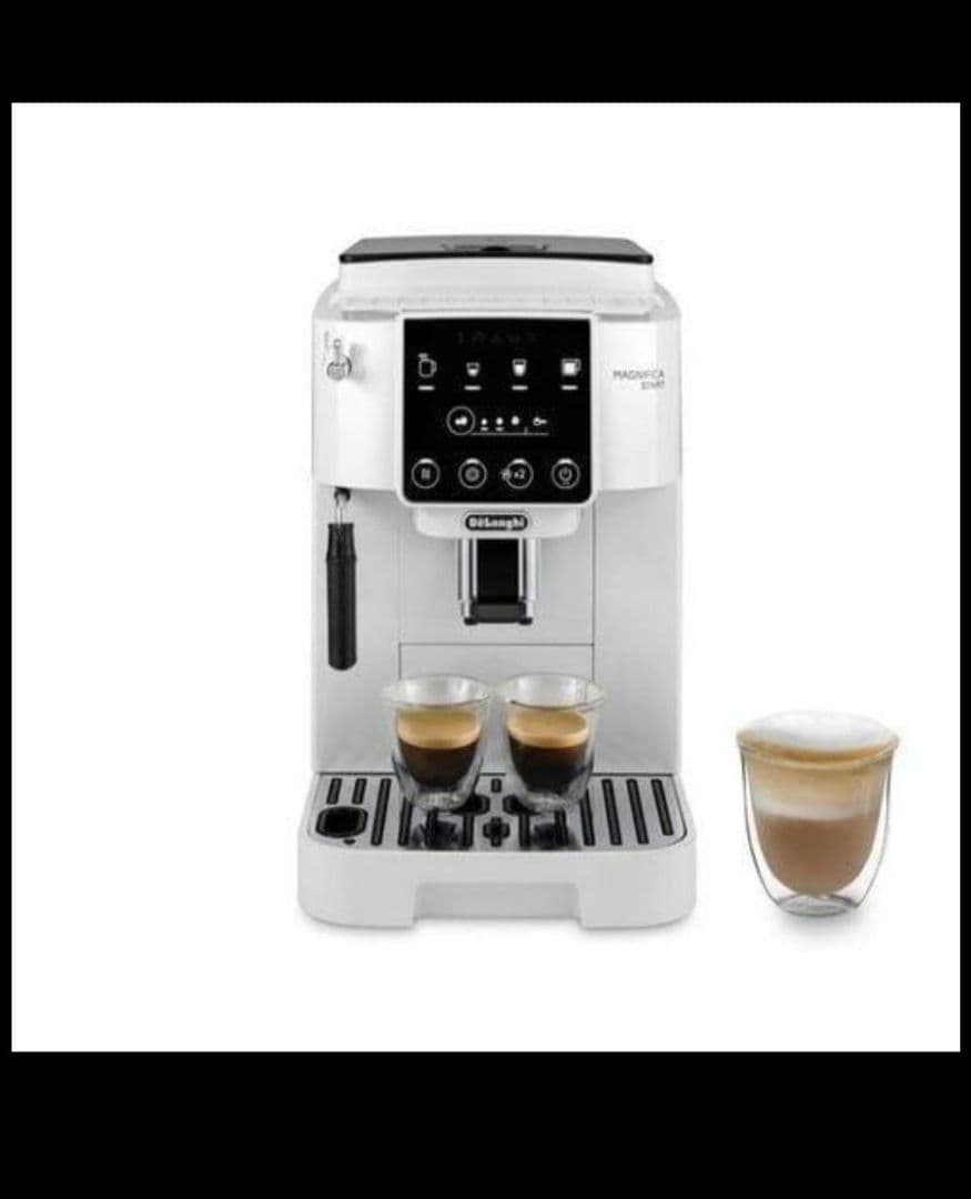 まゆ【新品未使用】デロンギ マグニフィカ ECAM22020W　ホワイト