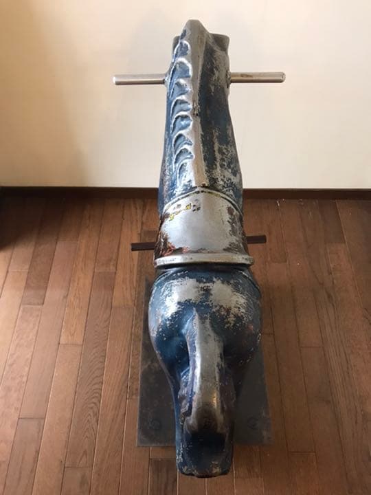 ヴィンテージ　アメリカ　鉄馬　メリーゴーランド　遊具