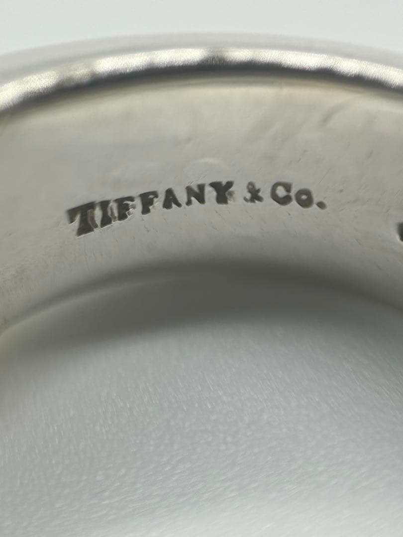 ティファニー TIFFANY サークルリング 9号 YG コンビヴィンテージ