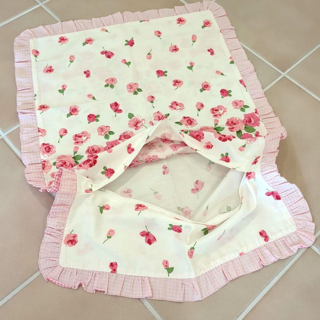 ローズ柄　布団カバー4点セット