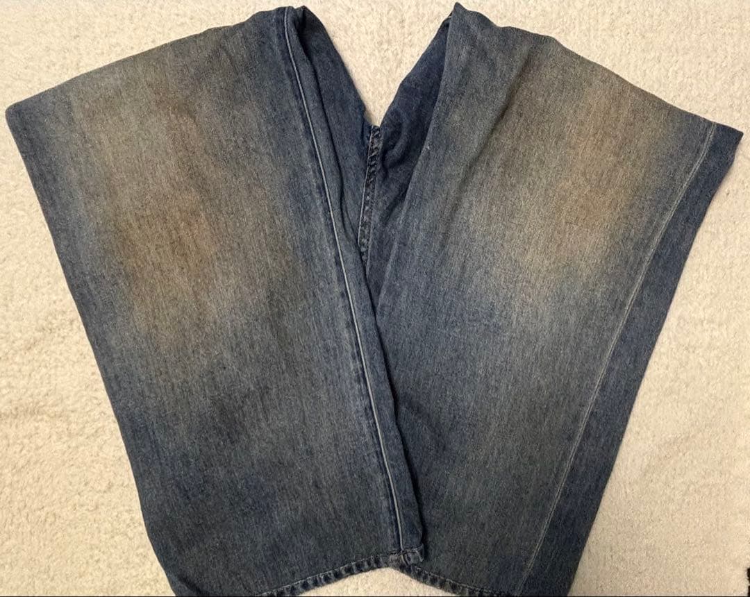 アパルトモン R13 DAMON PLEATED WIDE LEG DENIM