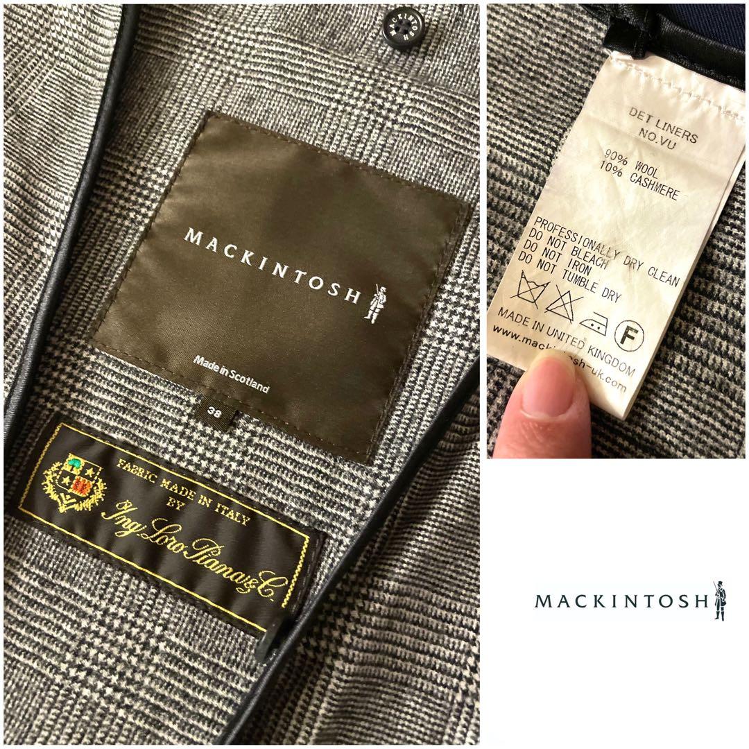マッキントッシュ⭐️38⭐️トレンチコート⭐️ロロピアーナ別注⭐️カシミヤライナー