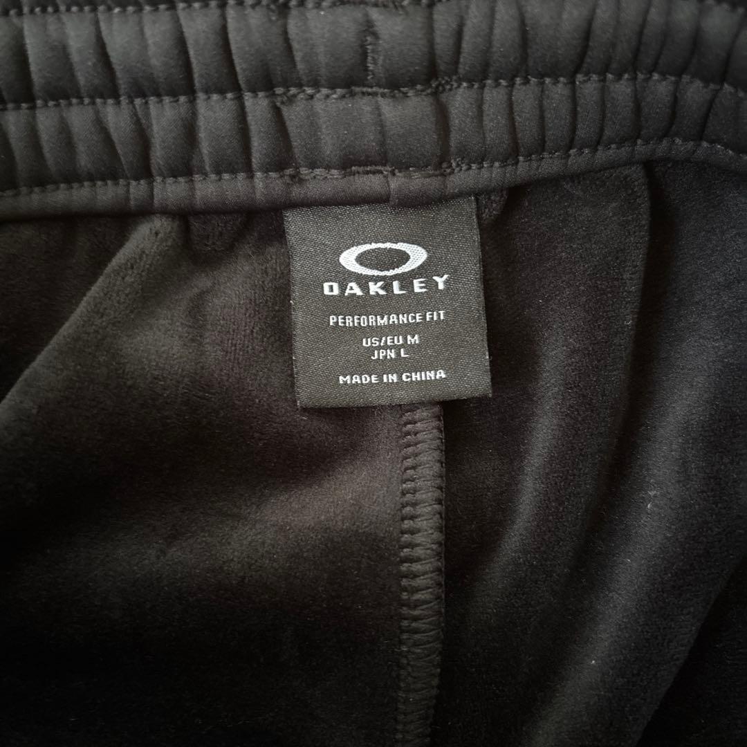 Oakley フリースジャージ上下2点セット☆生地厚め☆黒美品