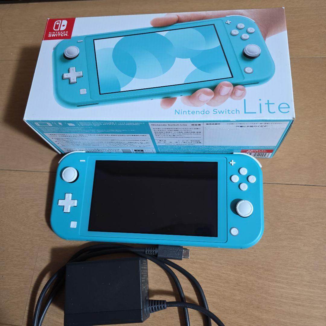Nintendo Switch Lite ターコイズ 本体 + ケース動作確認済