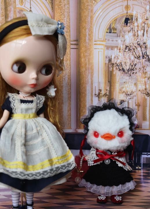 創作ドール　可動ボディ　アヒルちゃん　人形　ブライス　友達　アートドール