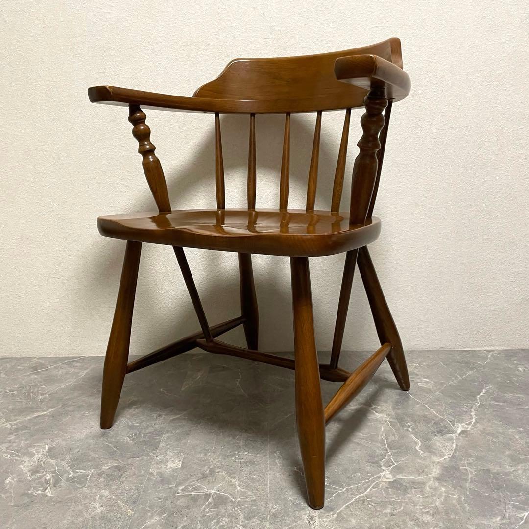 柏木工 ウィンザーアーム チェア ② ダイニングチェア　英国アンティークスタイル