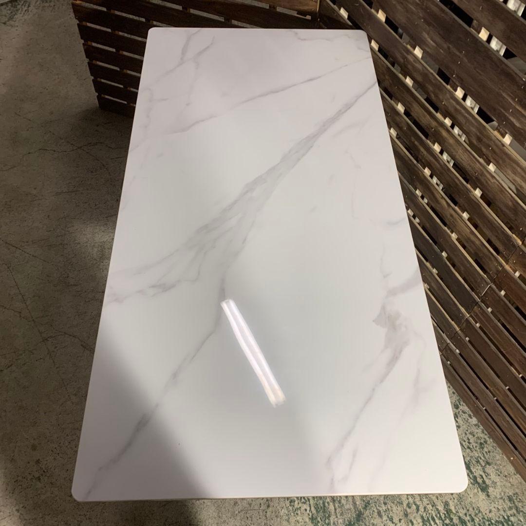 K687 昇降式ダイニングテーブル 大理石調