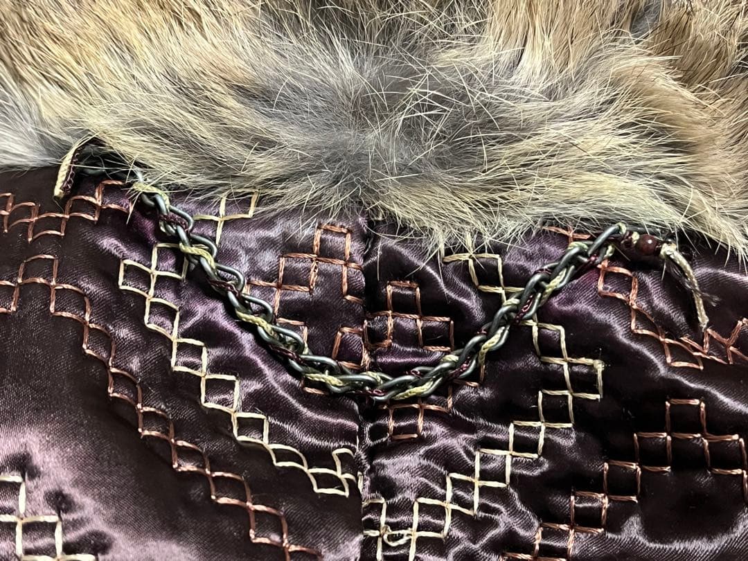 ナンバーナインジョージ期　ラビットファーコーデュロイジャケット　サイズ3