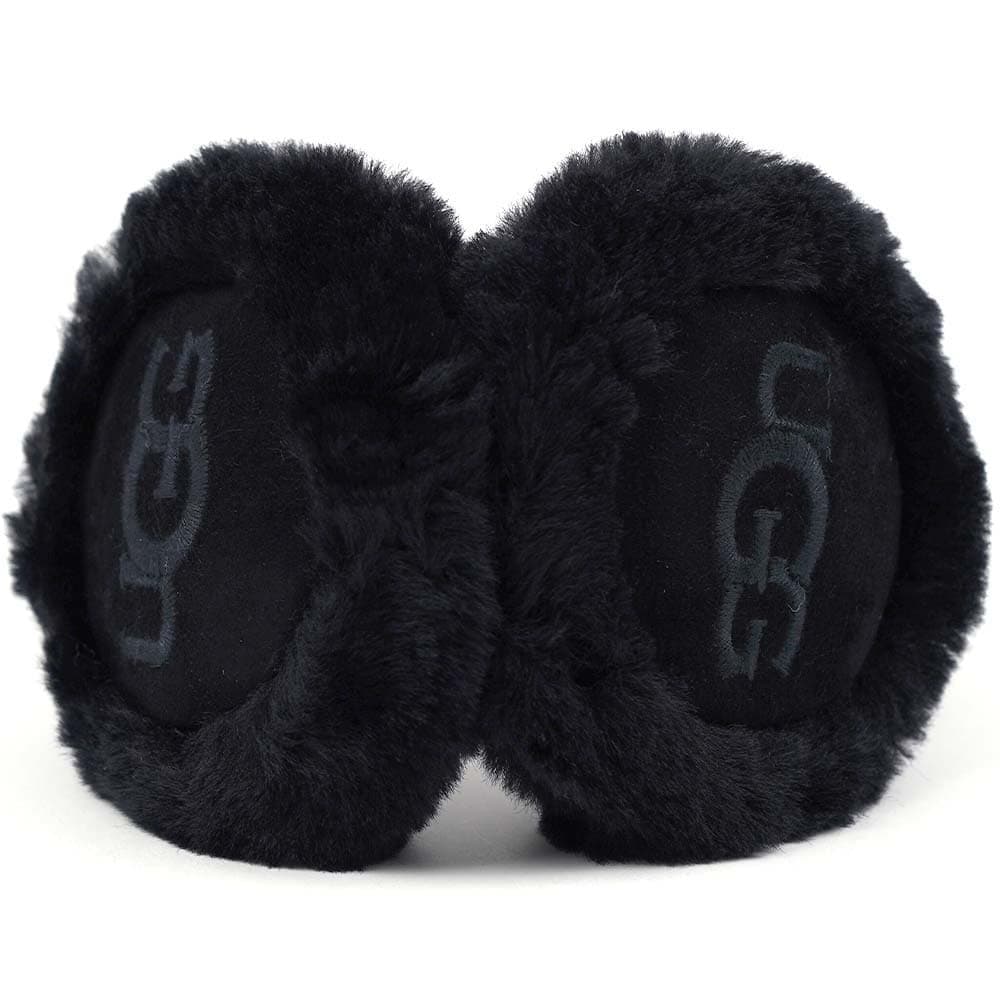 新品 UGG アグ 耳当て イヤーマフ シープスキン ブラック 黒色