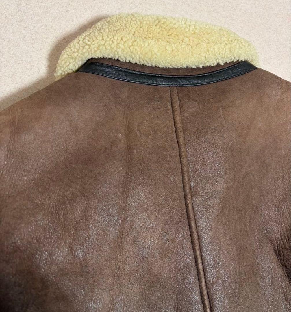 OUR PRIDE シープスキン リアルムートン B-3 レザージャケット 短丈
