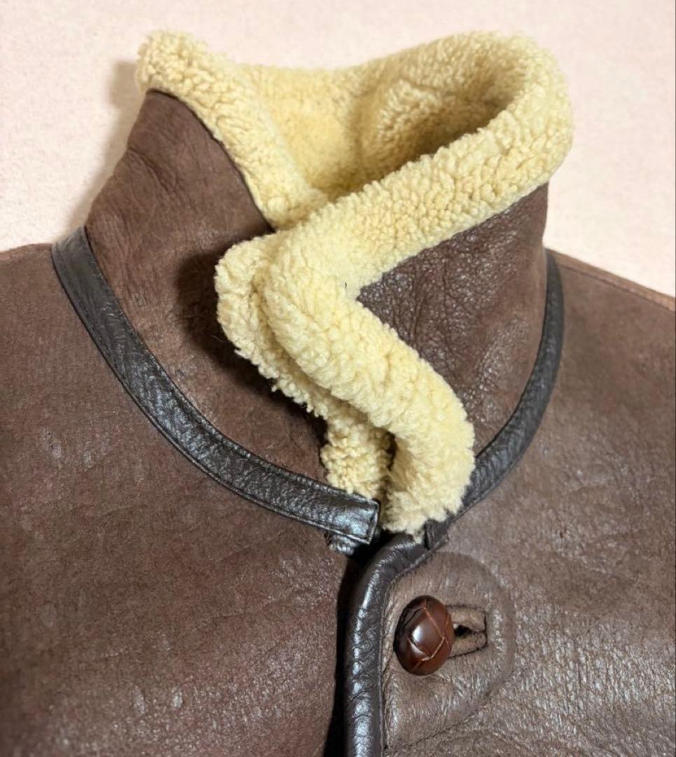 OUR PRIDE シープスキン リアルムートン B-3 レザージャケット 短丈