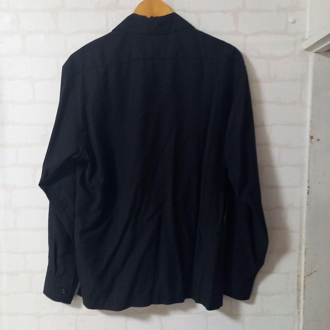 ○★新品未使用　Schott　ブレイド リヨセル　長袖シャツ　M　ブラック