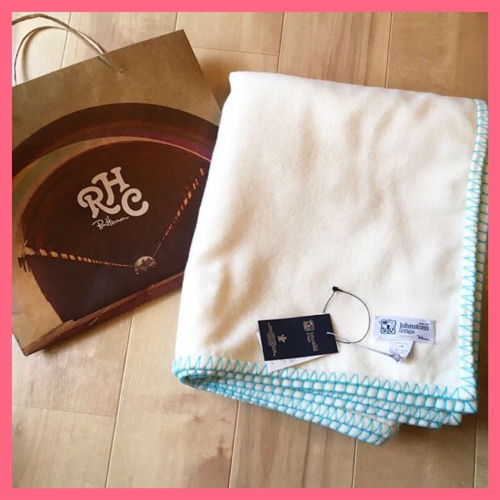 【限定品】新品 ジョンストンズ × ロンハーマン RHC ブランケット ®️