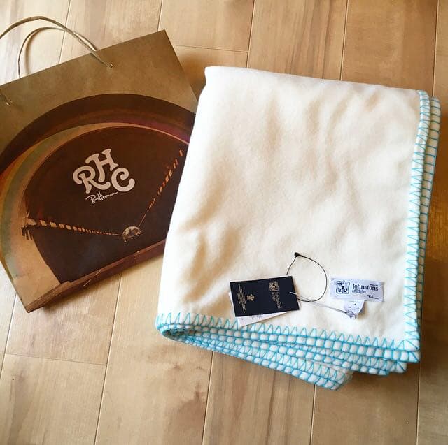 【限定品】新品 ジョンストンズ × ロンハーマン RHC ブランケット ®️