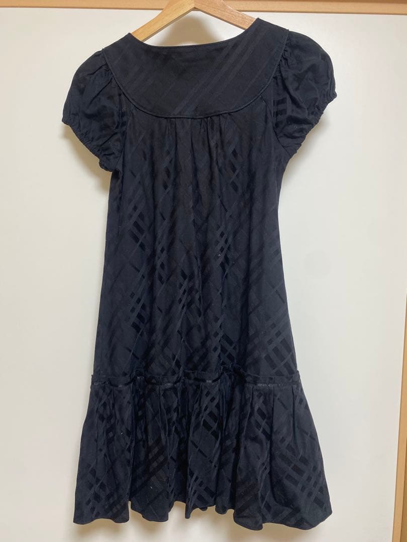【美品】バーバリーブルーレーベル　シャドウチェックワンピース