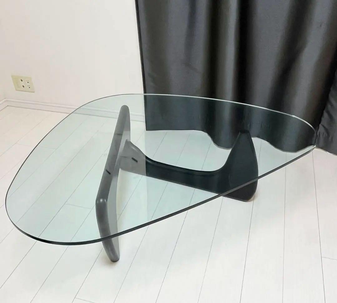 イサムノグチ　ローテーブル　オーバルガラステーブル センターテーブル　コーヒー