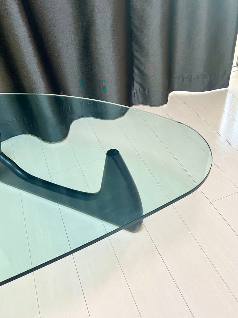 イサムノグチ　ローテーブル　オーバルガラステーブル センターテーブル　コーヒー