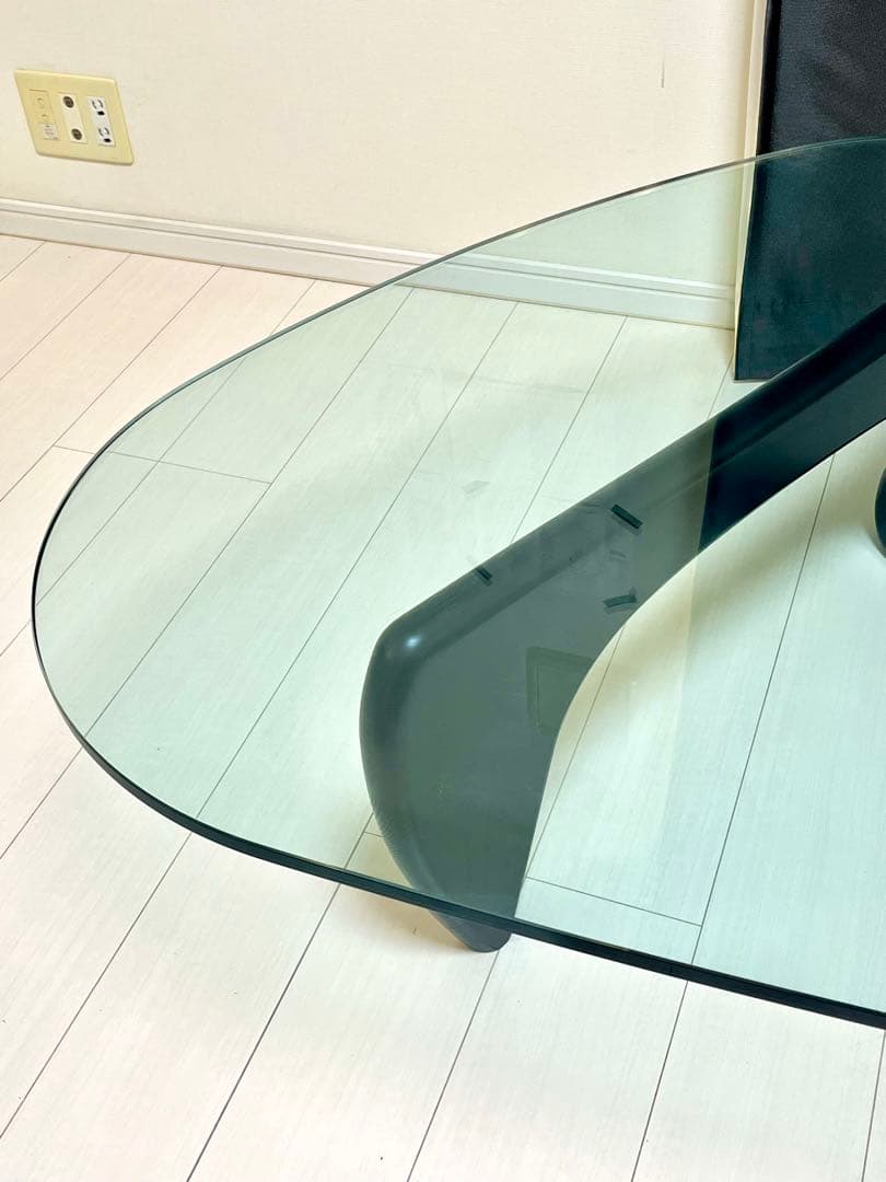 イサムノグチ　ローテーブル　オーバルガラステーブル センターテーブル　コーヒー