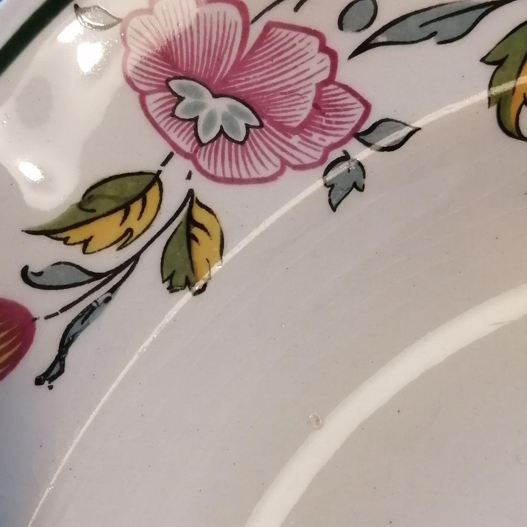 リュネビル　リュネヴィル　アンティーク　フランス　少し深め皿 3枚セットB