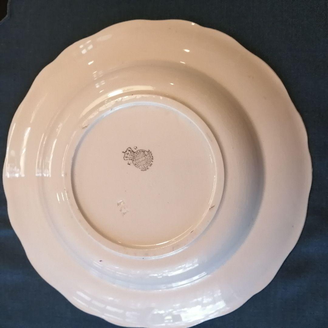 リュネビル　リュネヴィル　アンティーク　フランス　少し深め皿 3枚セットB