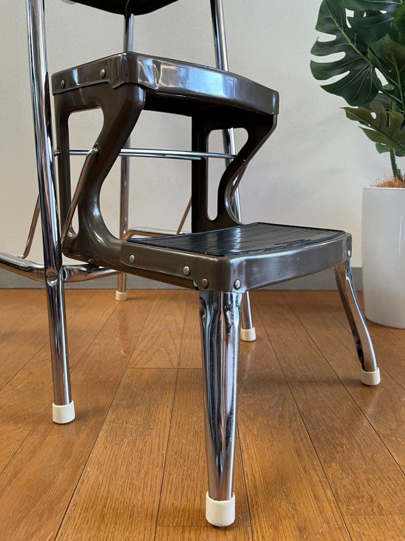 英国　ヴィンテージ　Prestige ステップチェア　ミッドセンチュリー　希少