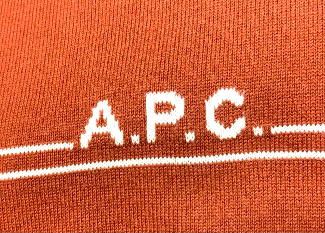 【希少】あいみょん着用！APC ロゴ　カシミヤニットセーター　A.P.C