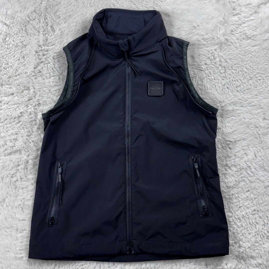 極美品 ブリーフィングゴルフ ウォームダール 2way ジャケットサイズS 黒