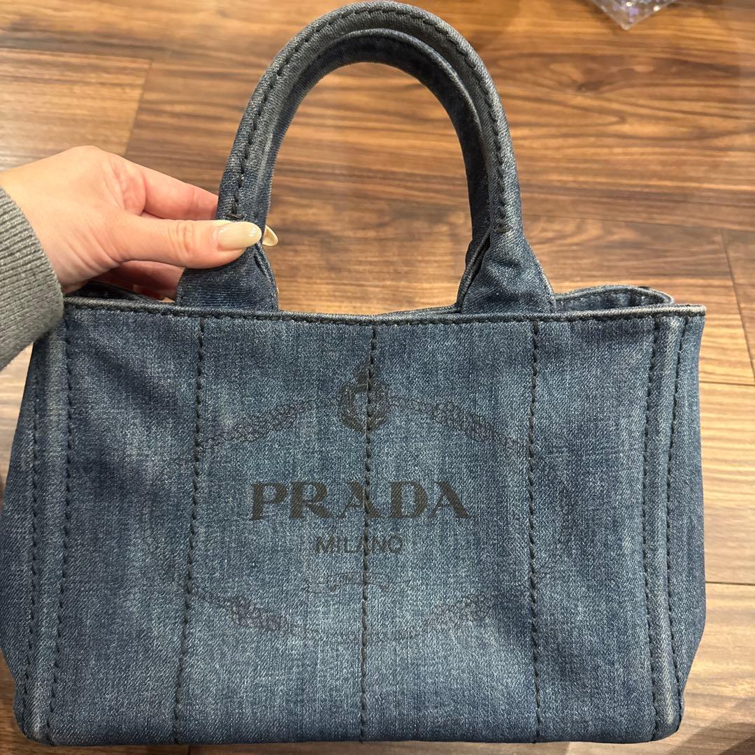 PRADA デニム トートバッグ　良品　 最終値下げ