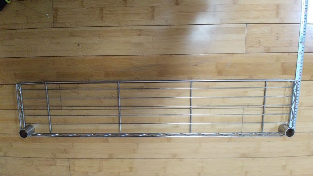 メタルラック 177×90×46 4枚➕ハーフ板 サイドバー　キャスター送料込