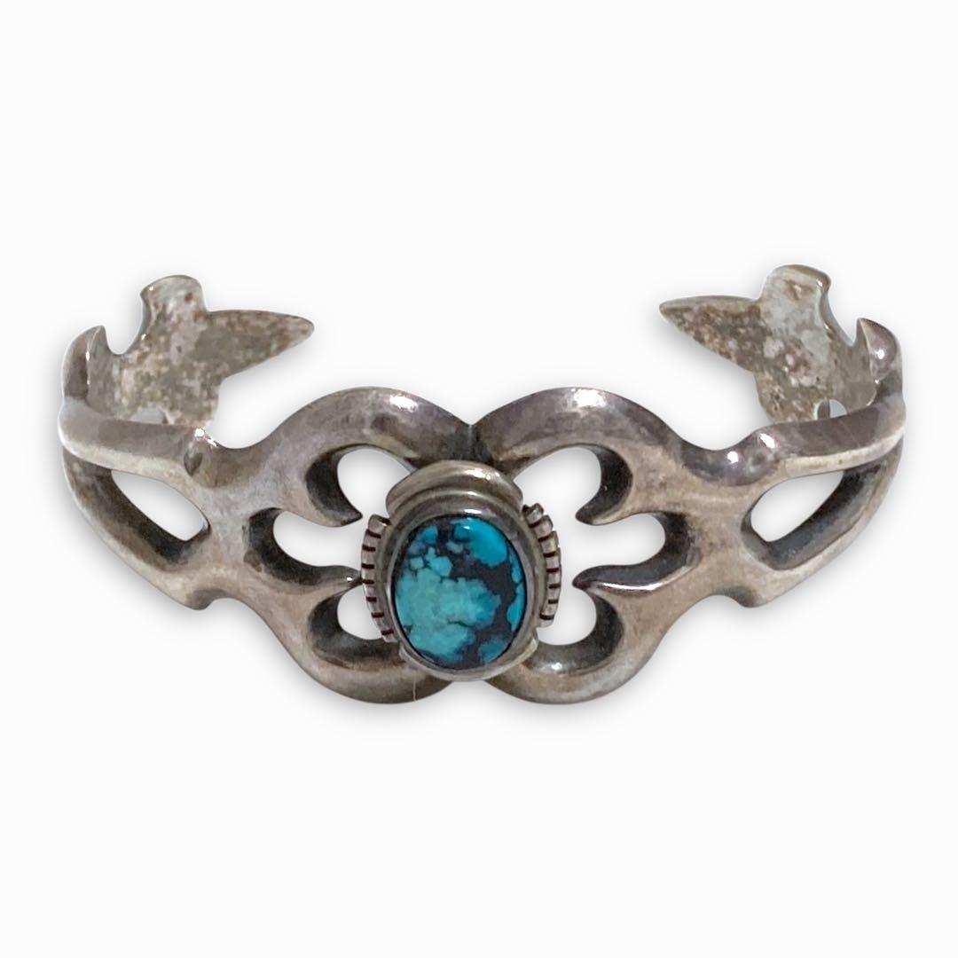 NAVAJO Francis L Begay バングル ターコイズ　シルバー