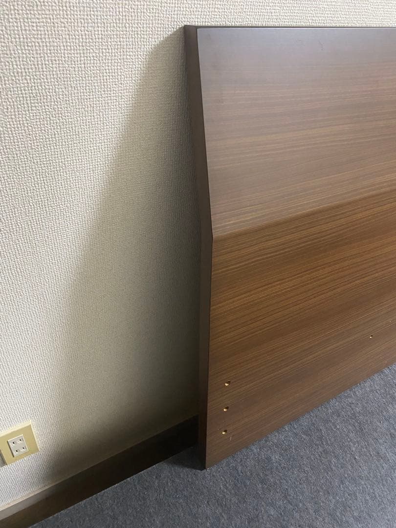 りゅうシモンズ セミダブルベッドフレーム 引き出し付き ダークブラウン