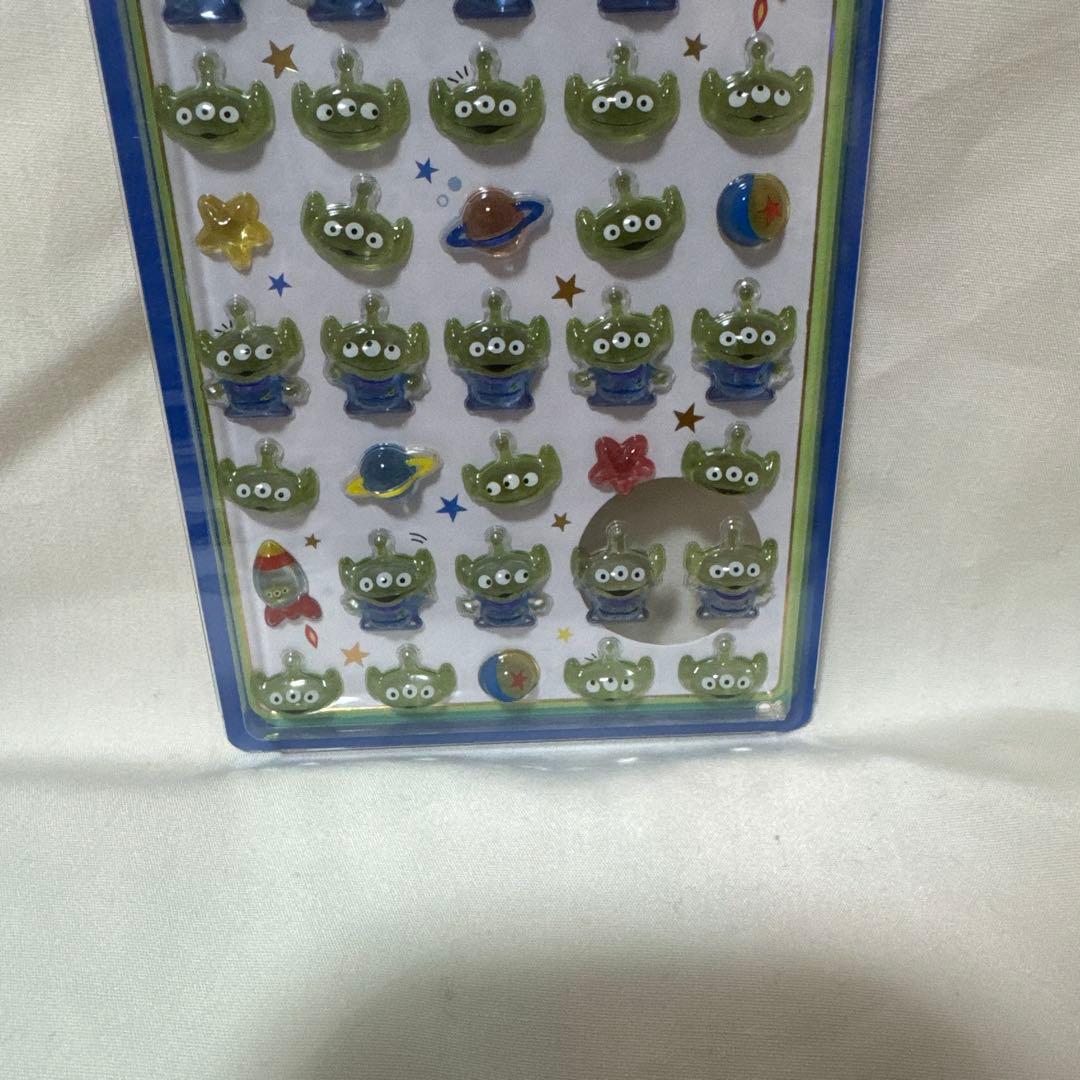 【新品未使用品】ディズニーキャラクター　ボンボンドロップシール　6枚セット