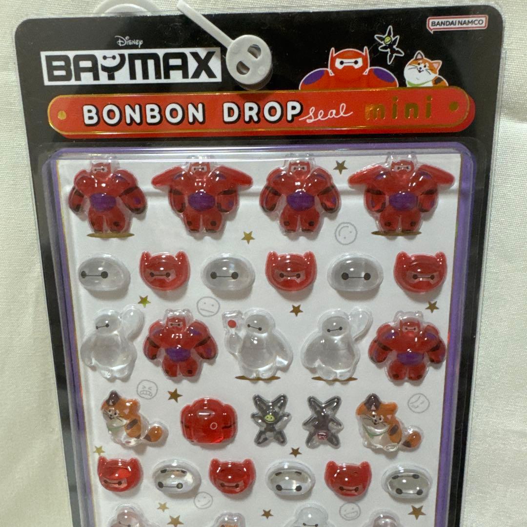 【新品未使用品】ディズニーキャラクター　ボンボンドロップシール　6枚セット