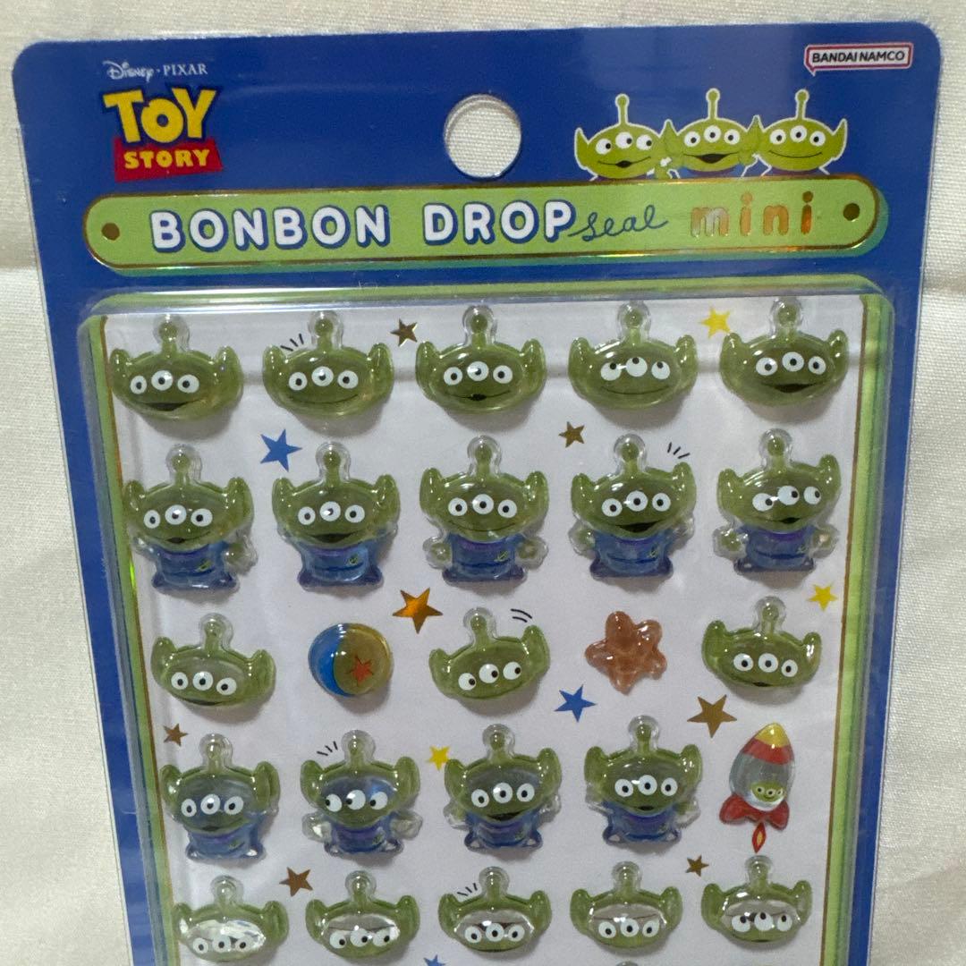 【新品未使用品】ディズニーキャラクター　ボンボンドロップシール　6枚セット