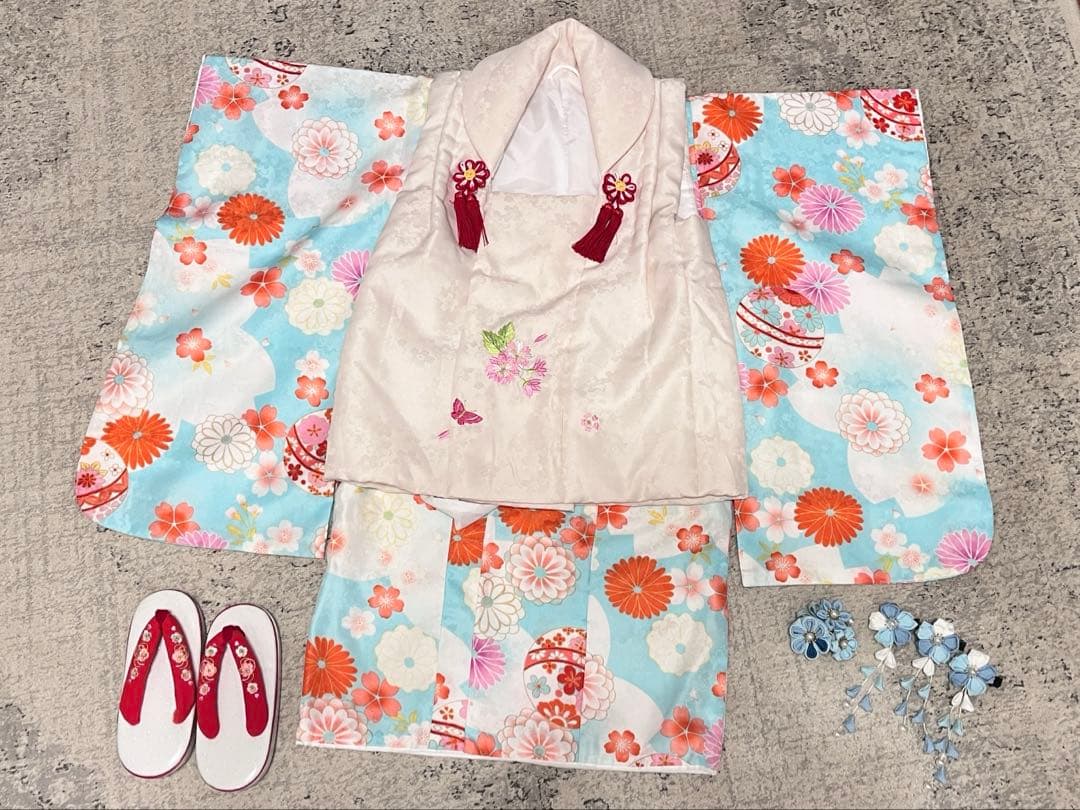 七五三☆3歳☆被布着物セット