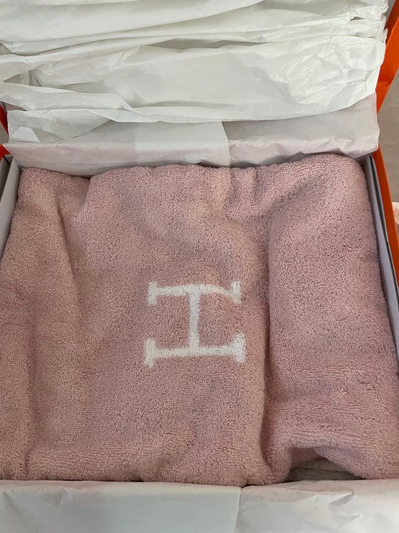 HERMES バスタオル アヴァロン　箱袋付き