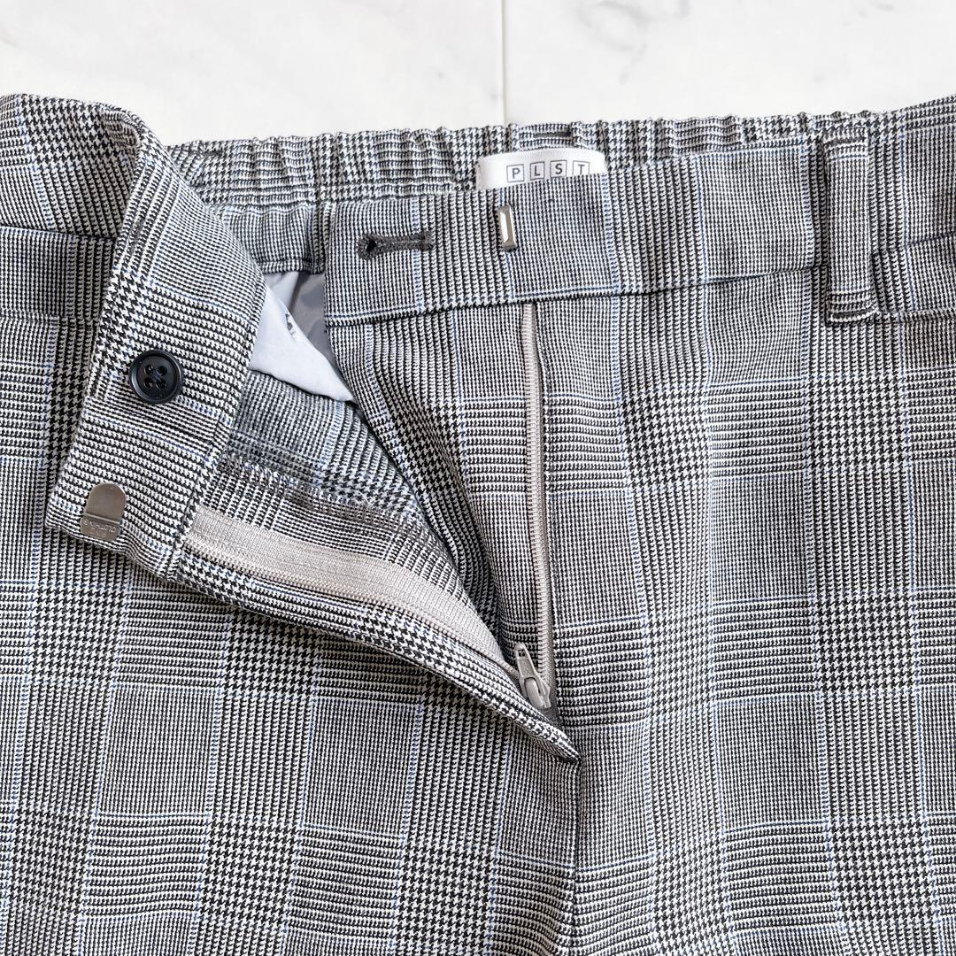 PLST ウォームリザーブカラーレスジャケット&パンツ　セットアップ　チェック