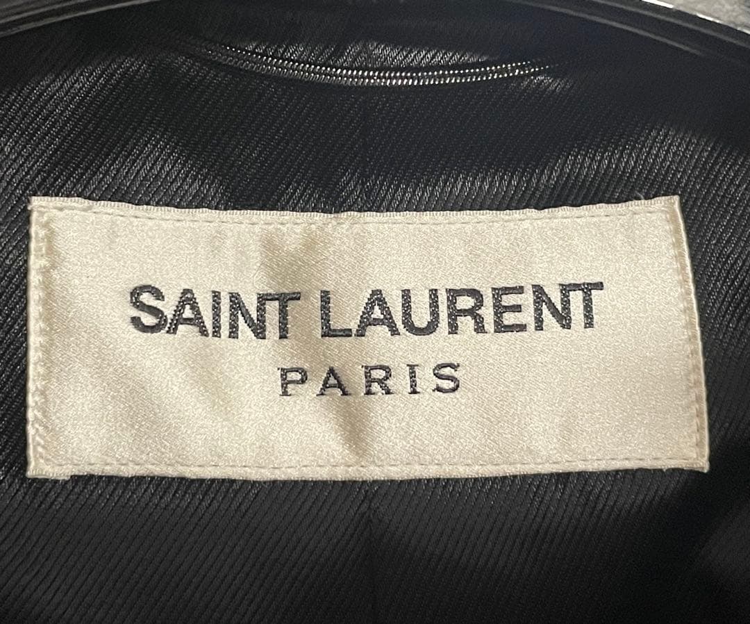 16AW サンローランパリ ツイードコート 46