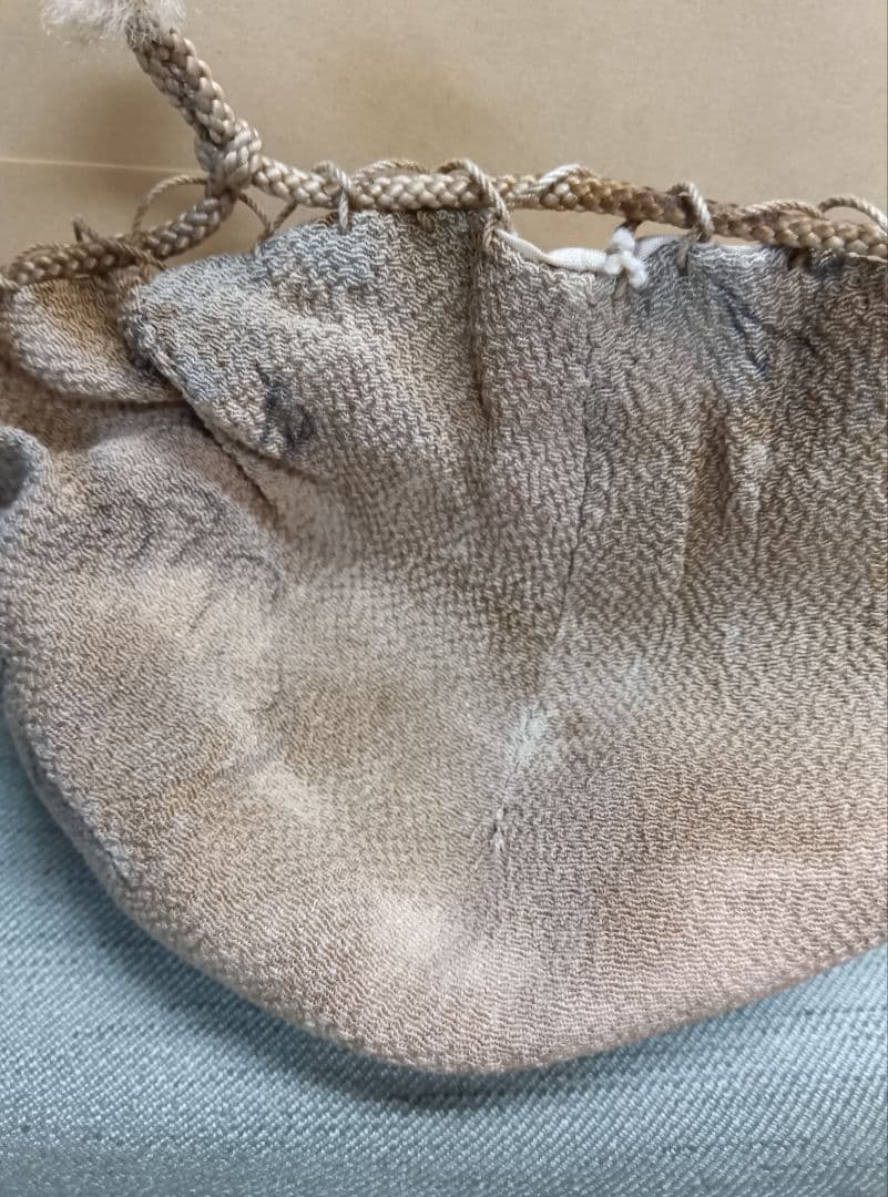 茶道具　古瀬戸　茶入　当時物仕覆