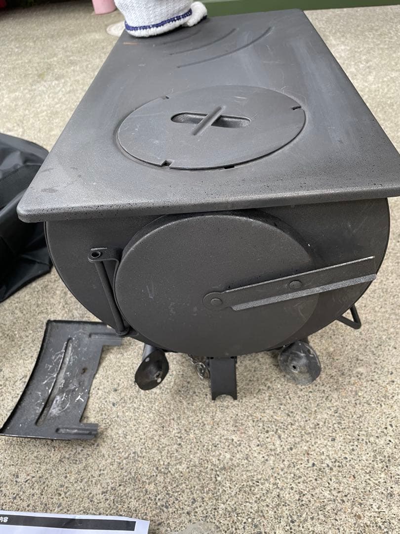 LandField 薪ストーブ 折り畳み 煙突 収納バッグ付