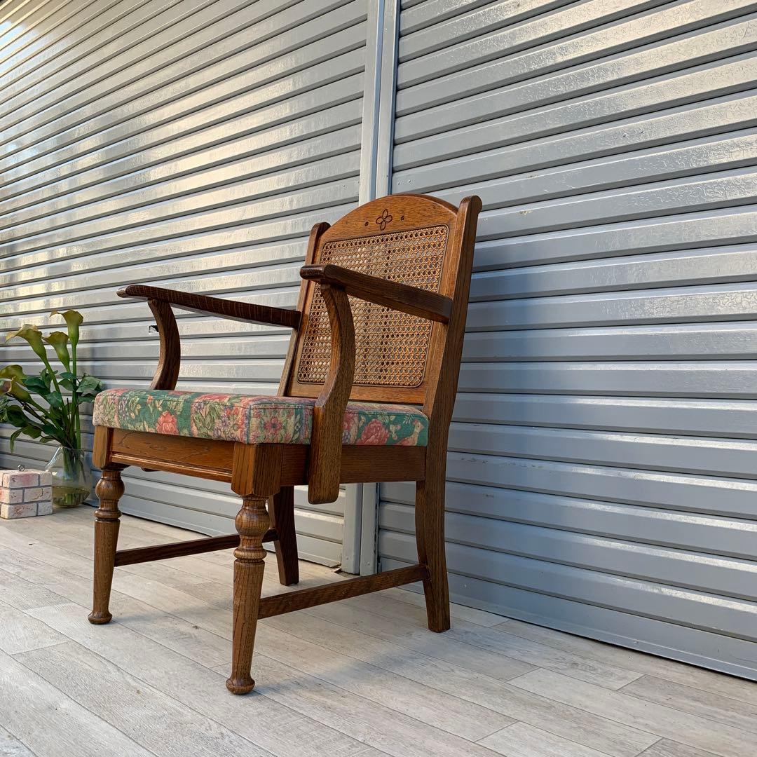 三越家具 Brugge ブルージュ ダイニングチェア 椅子 アームチェア ②