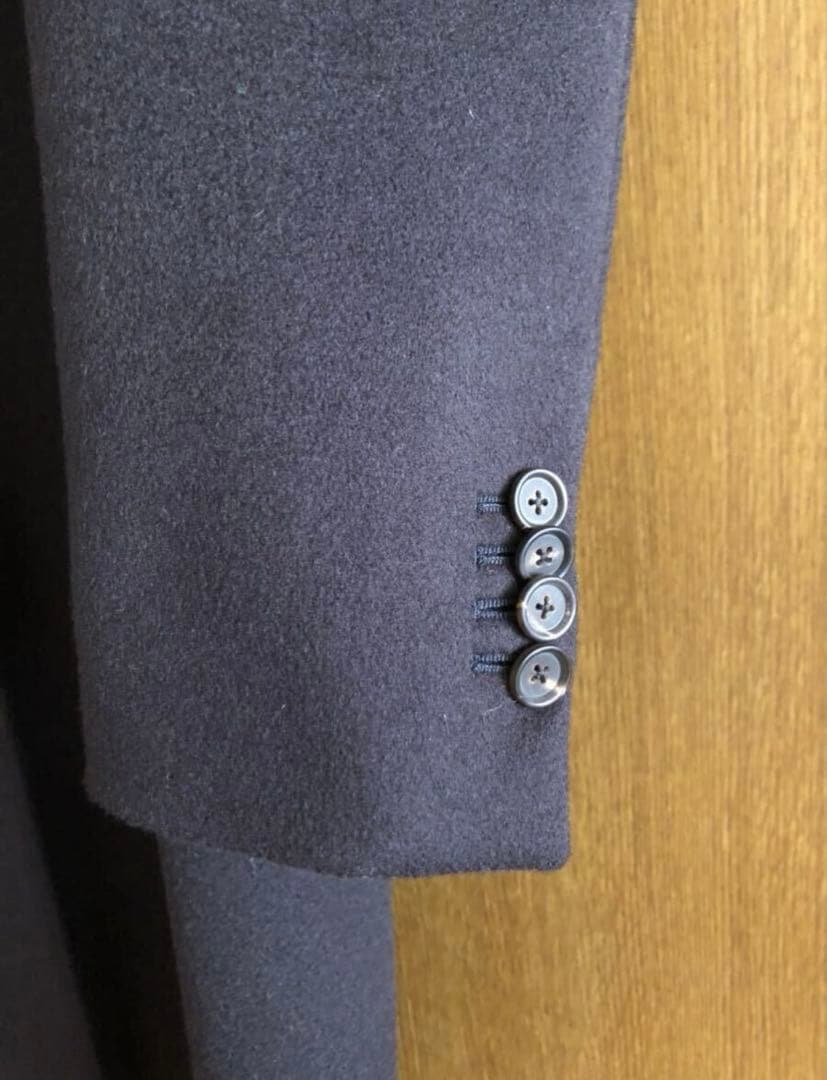 LARDINI ネイビー チェスターコート 46 ラルディーニ 未使用品