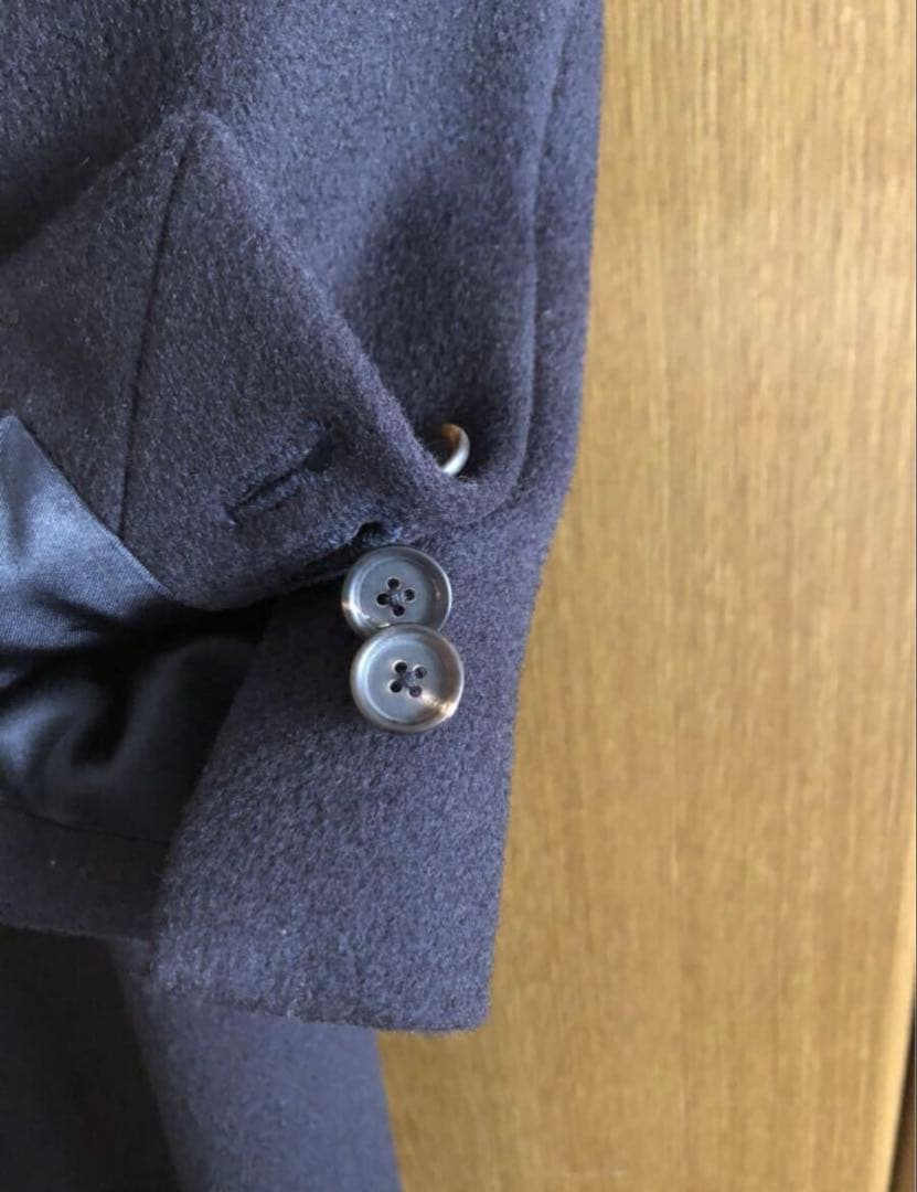 LARDINI ネイビー チェスターコート 46 ラルディーニ 未使用品