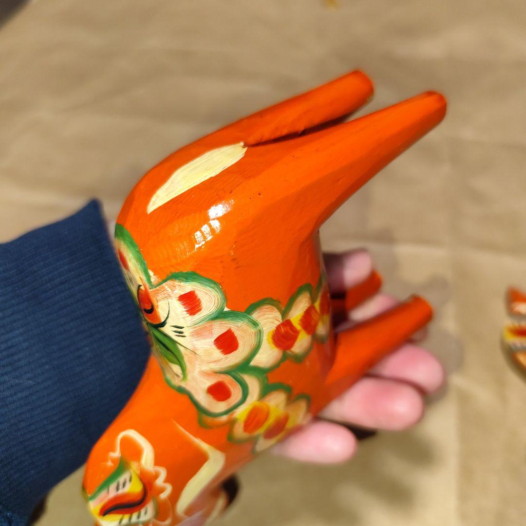 ダーラナホース　2体セット　北欧　スゥエーデン