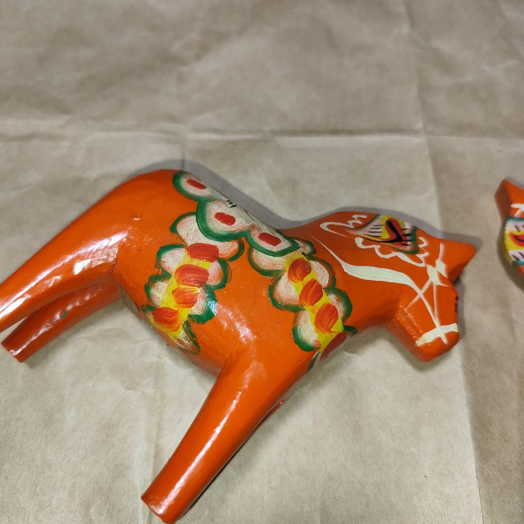 ダーラナホース　2体セット　北欧　スゥエーデン